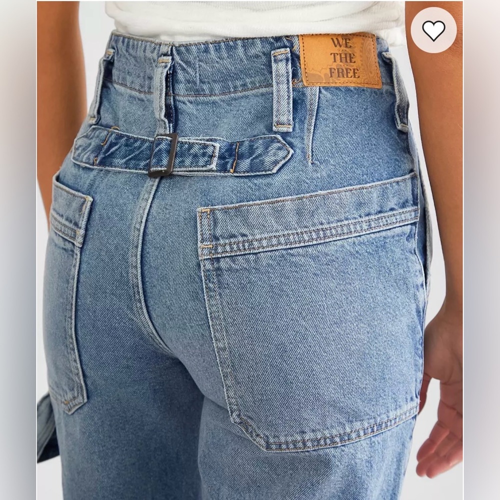 Free People Major Leagues Mid Rise Cuffed Cropped Jean - Picture 5 of 10